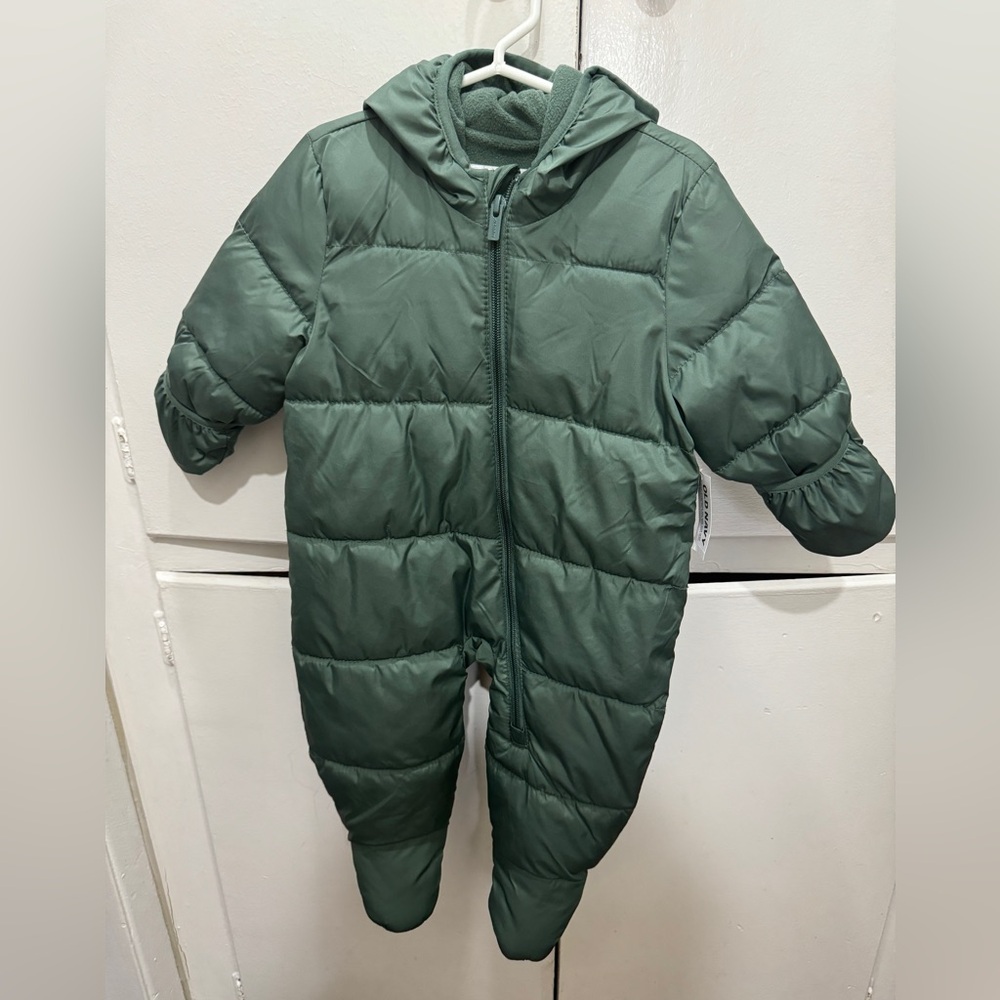 Baby Water-Resistant Puffer Snowsuit